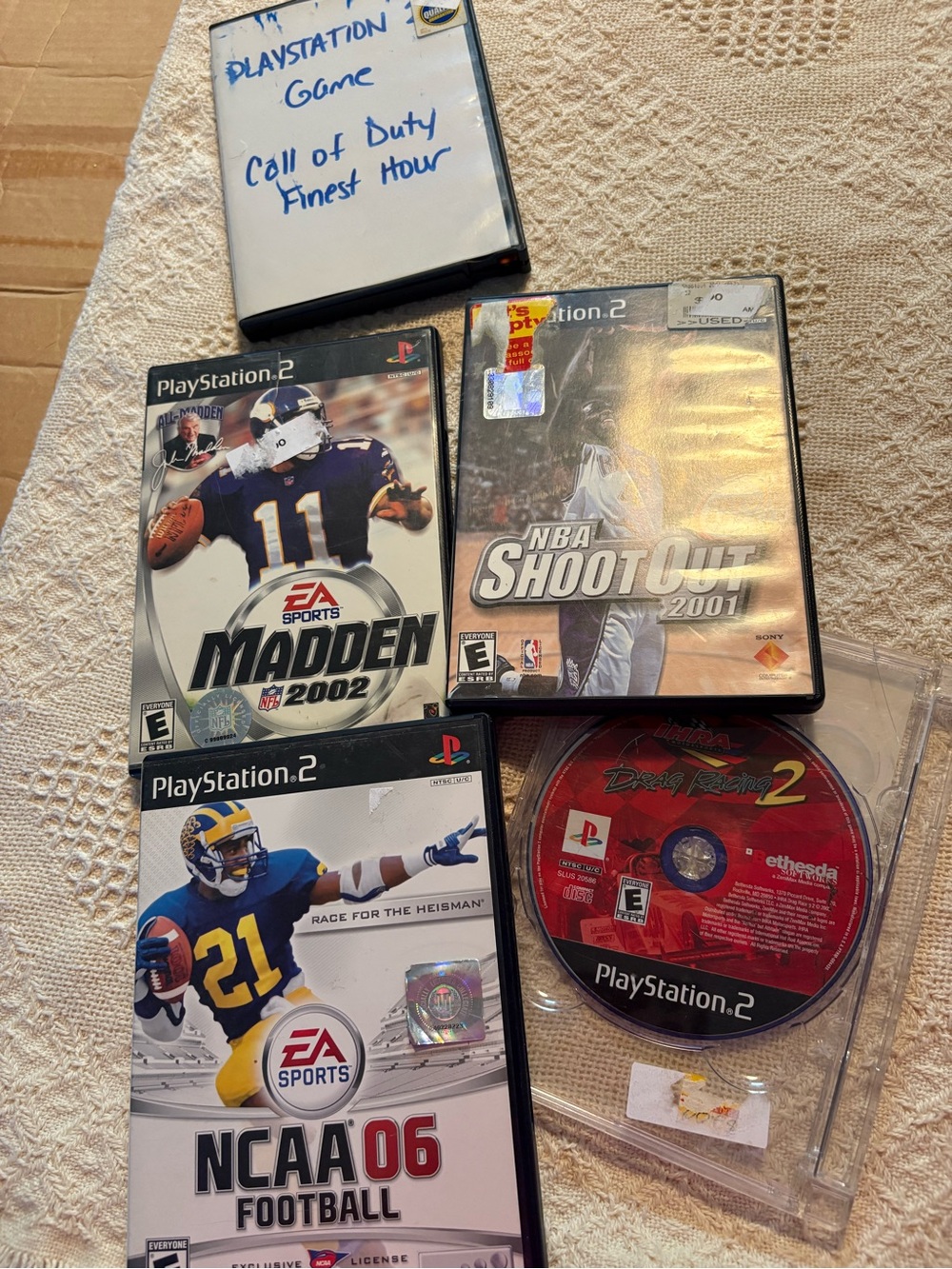 Lot of FIVE Playststion 2 games